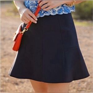 J. Crew Black A-Line Skirt NWT